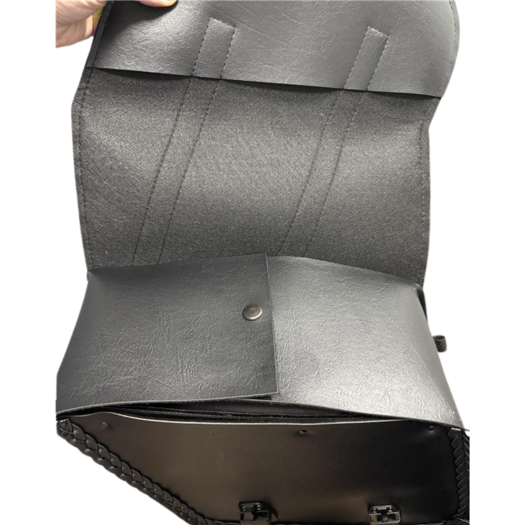 Willie & Max Braided Series Compact Slant Saddlebags. Handcrafted in the USA. Limited Lifetime Warranty. - Image 12