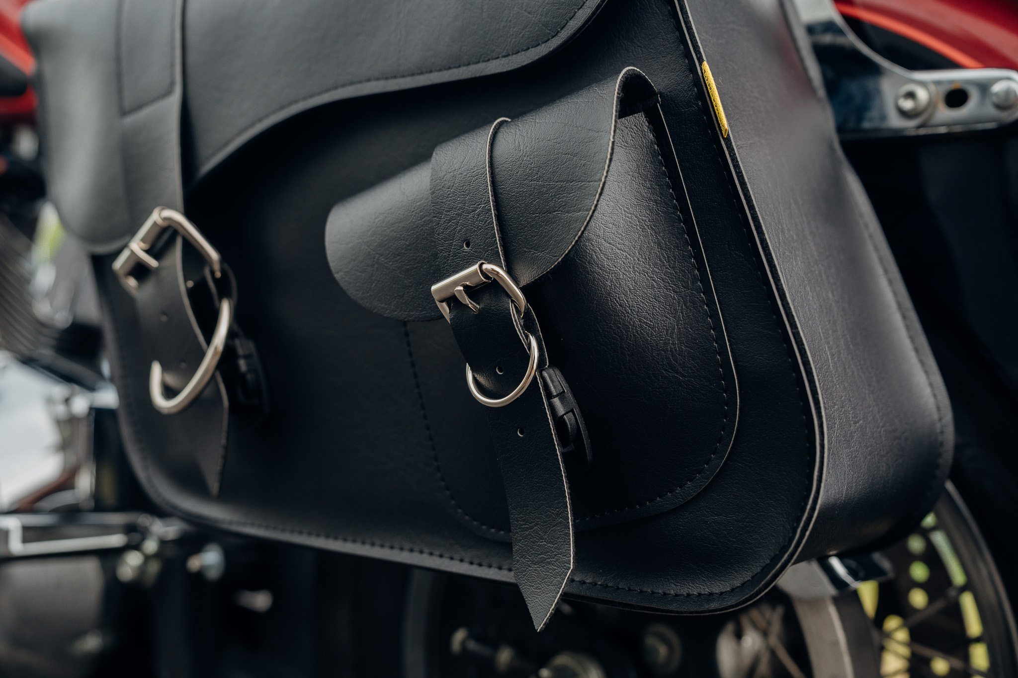 Willie & Max Ranger Series Large Slant Saddlebags. Handcrafted in the USA. Limited Lifetime Warranty - Image 6