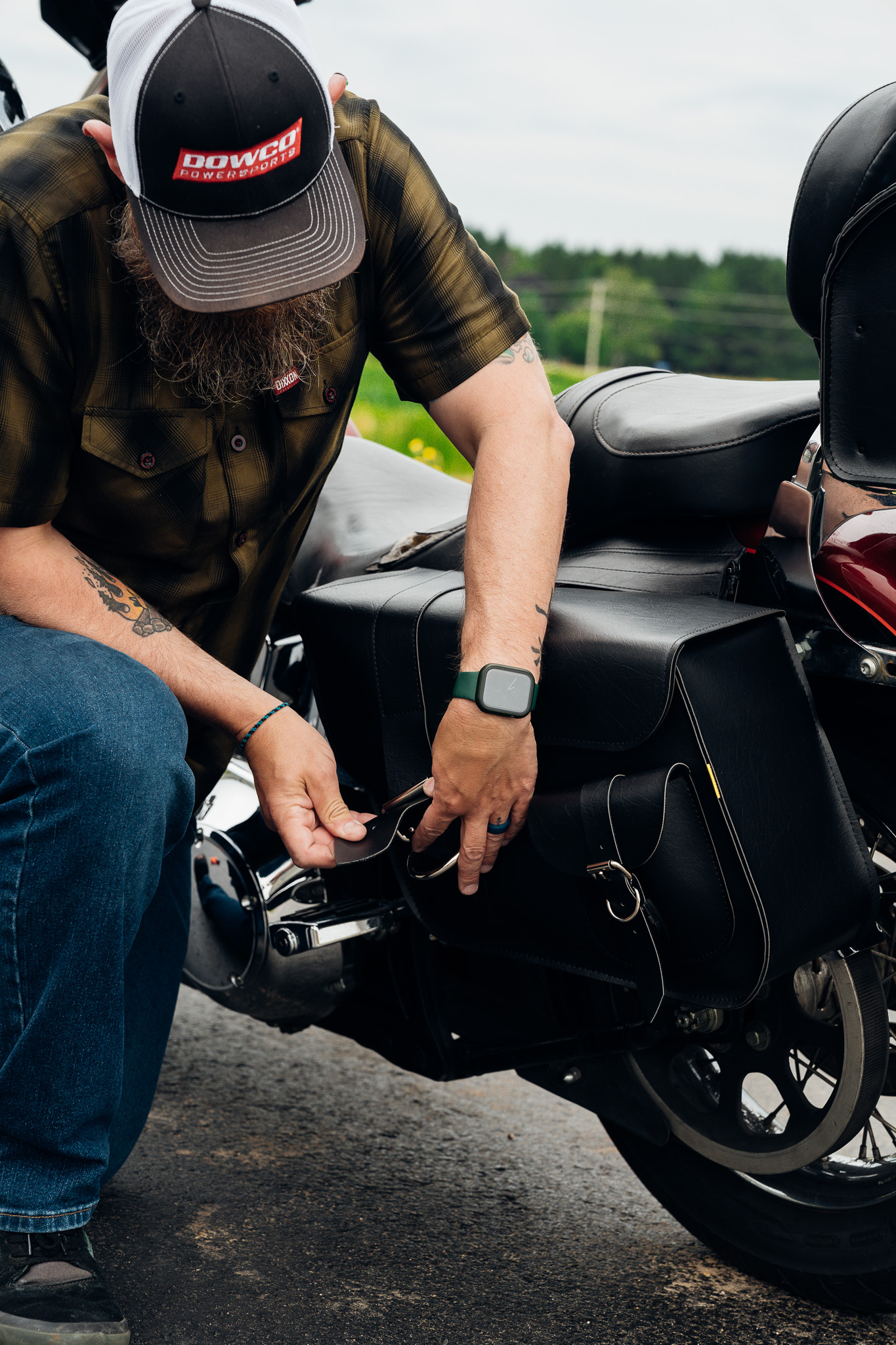 Willie & Max Ranger Series Large Slant Saddlebags. Handcrafted in the USA. Limited Lifetime Warranty - Image 3