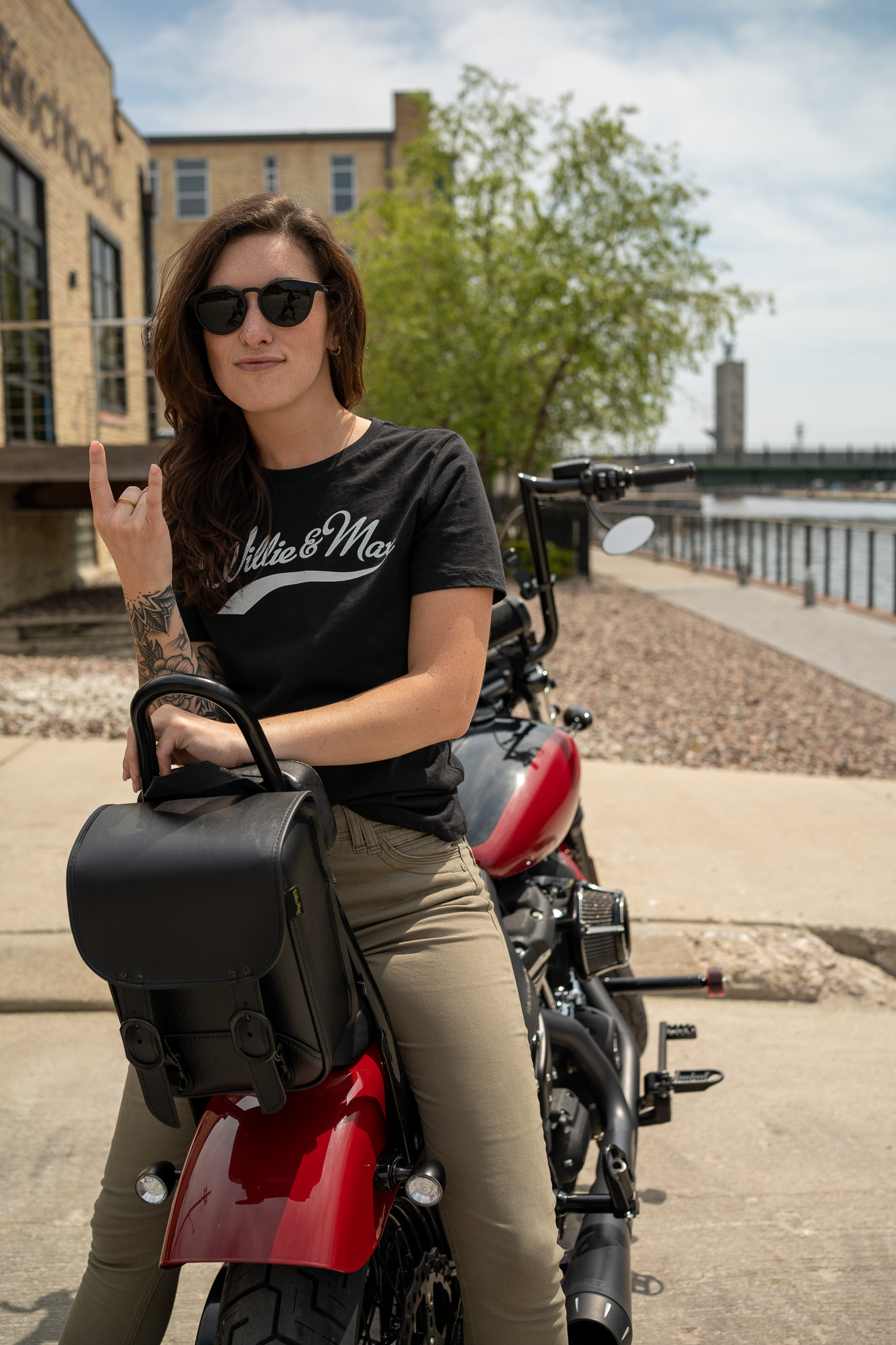 Willie & Max Black Jack Sissy Bar Bag. Handcrafted in the USA. Limited Lifetime Warranty - Image 3