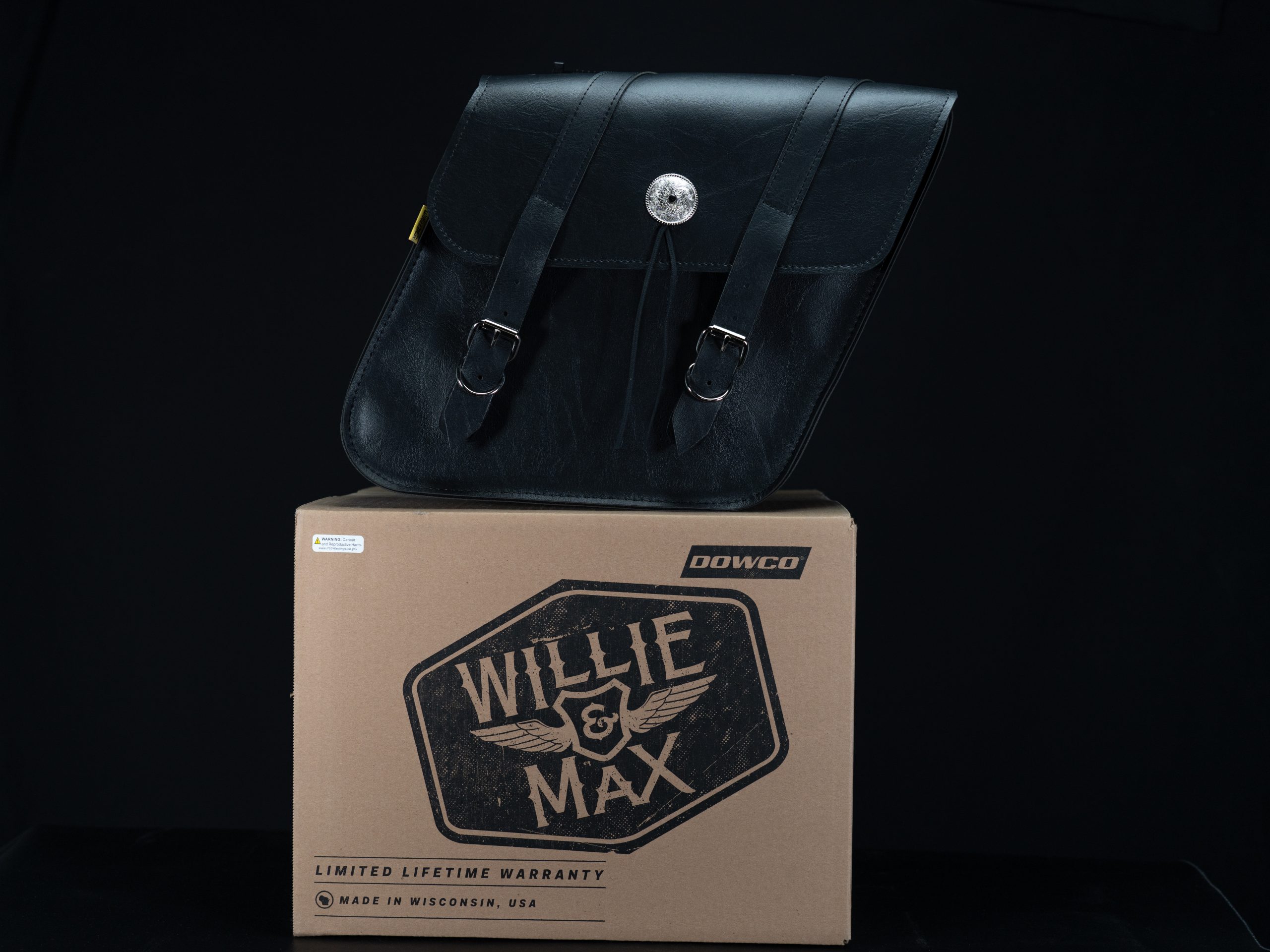Willie & Max Deluxe Series Standard Slant Saddlebags