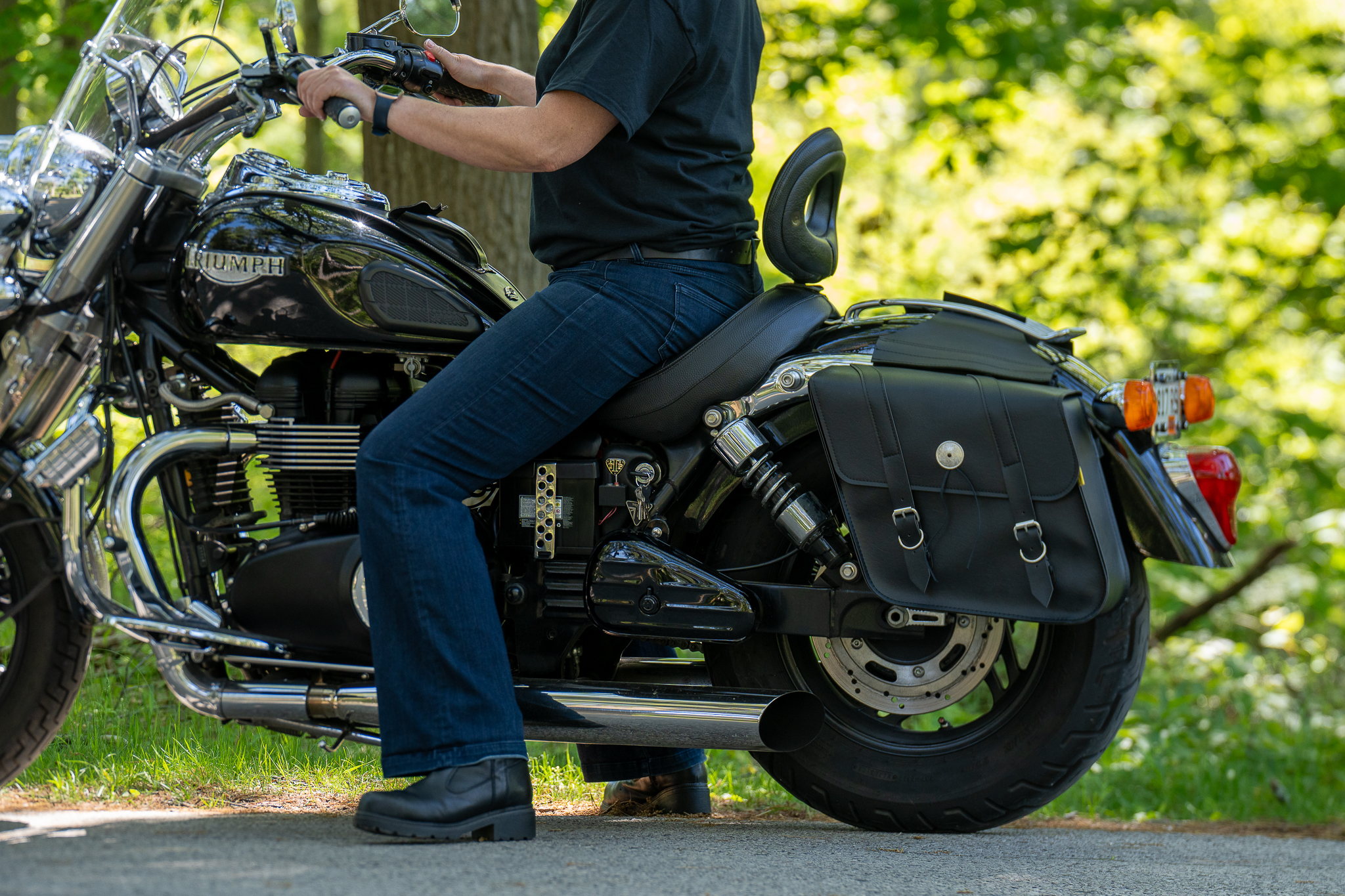 Willie & Max Deluxe Series Standard Slant Saddlebags. Handcrafted in the USA. Limited Lifetime Warranty. - Image 13