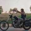 Vintage Looking Motorcycle Bag Walking Dead