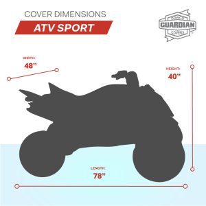 Dowco ATV Cover Sport Size Dimensions