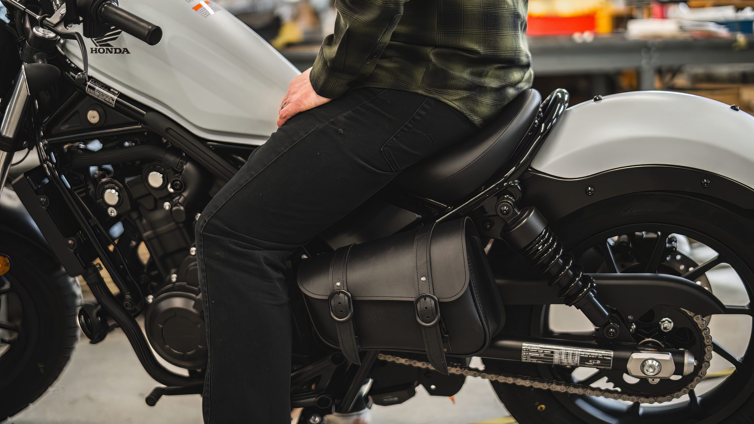 Motorcycle Swingarm Bag for Honda Rebel