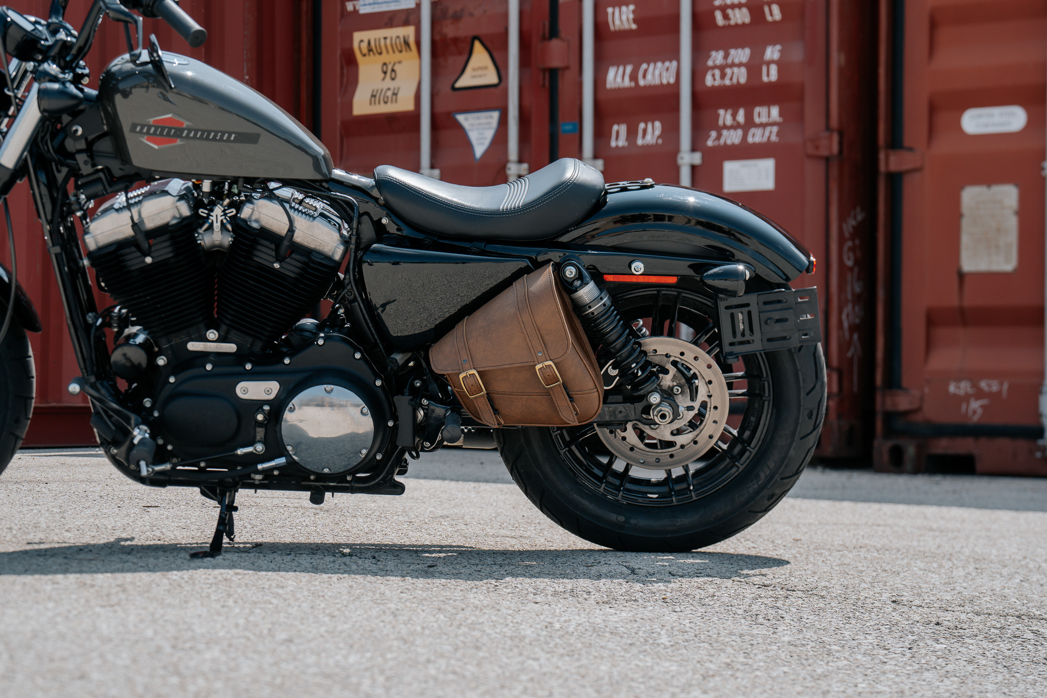 Handcrafted Swingarm Bag for Sportsters!