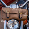 Brown motorcycle tool bag