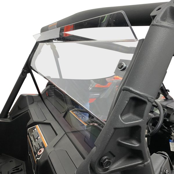 Can-Am Maverick Trail/Sport and 2021+ Commander Rear Panel - Clear Polycarbonate