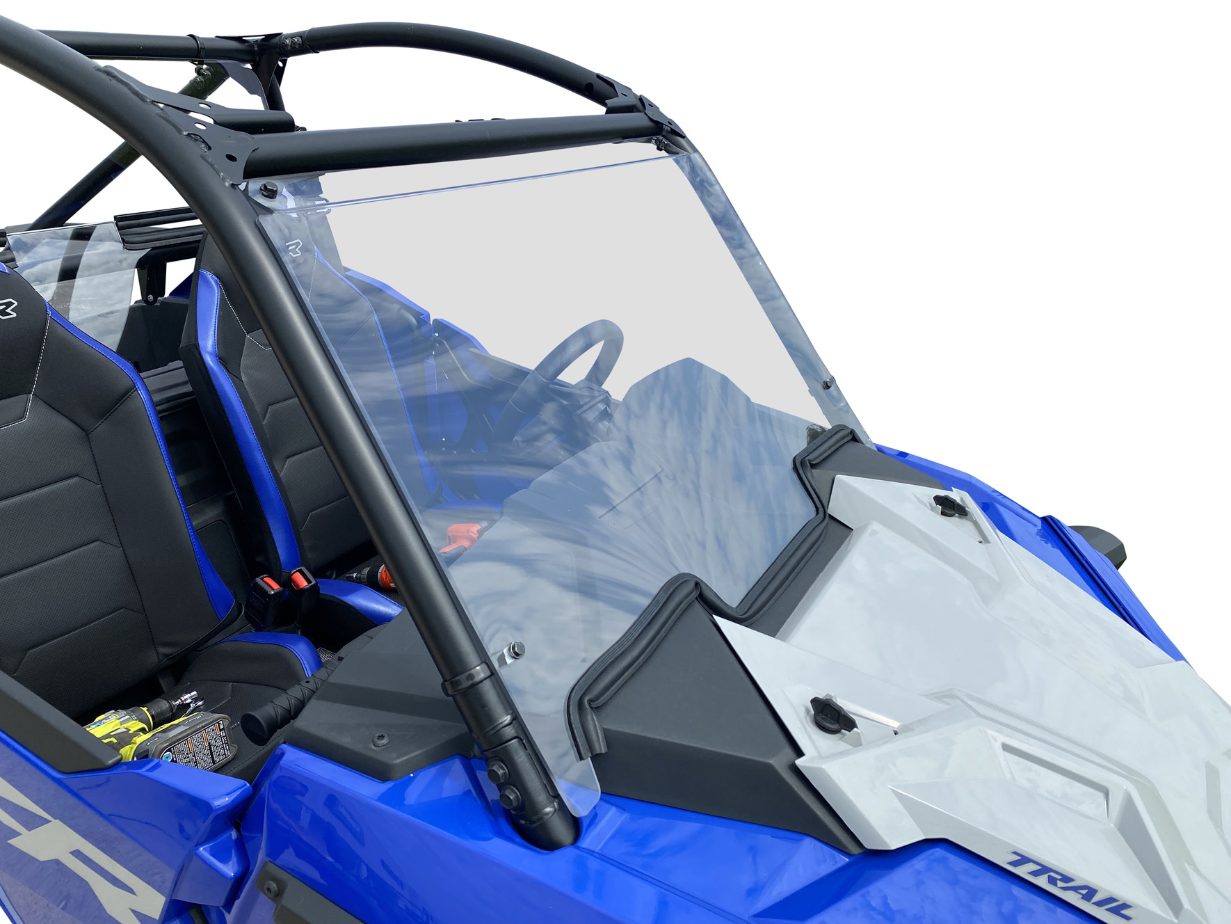 Dowco Powersports Polaris RZR Trail (S) Full Windshield | Ultra-durable polycarbonate Heavy-Duty UTV Windshield, Easy Installation, Weather & Trail Protection, Made in the USAV000282-12200Z - Image 3