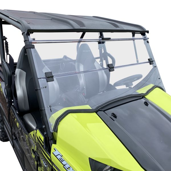 Dowco Powersports Kawasaki Teryx(4) Folding Windshield \ Heavy-Duty UTV Windshield, Easy Installation, Weather & Trail Protection,  Made in the USA