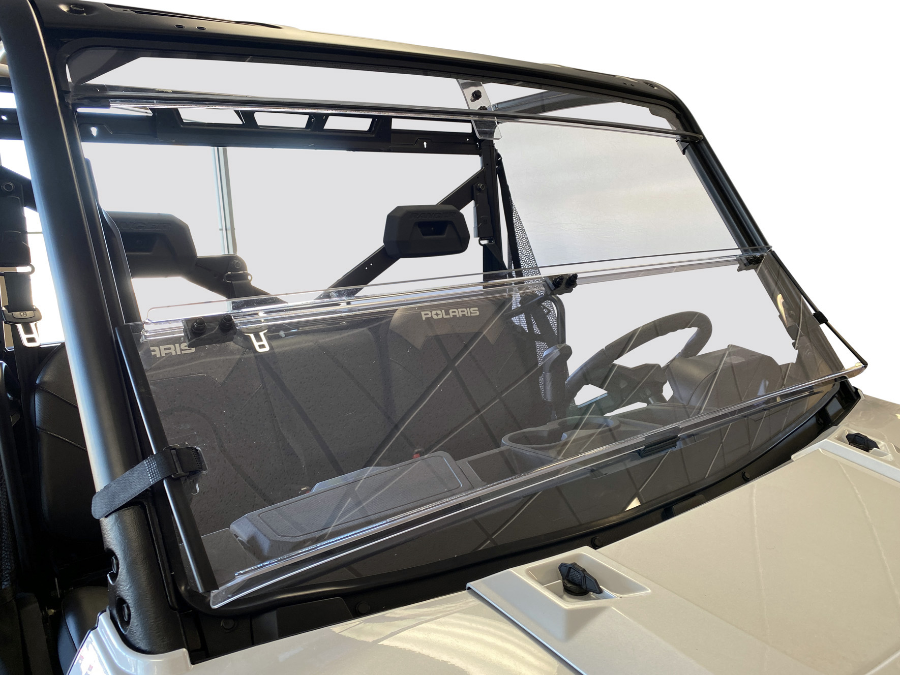 Polaris Ranger XP Folding Windshield Heavy-Duty UTV Windshield, Easy Installation, Weather & Trail Protection, Made in the USA V000265-12200Z - Image 4
